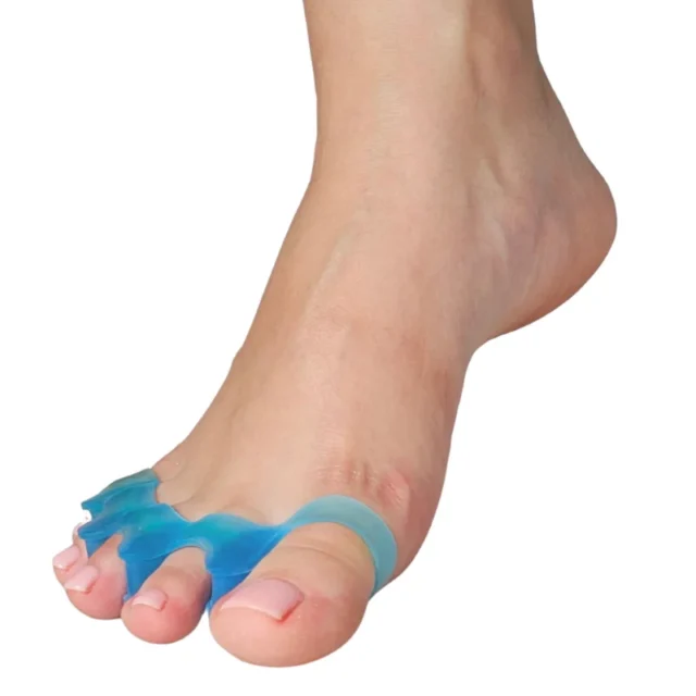 FOOTLOVE Multi separatory żelowe na palce stóp na haluksy N16 Niebieskie 2 sztuki