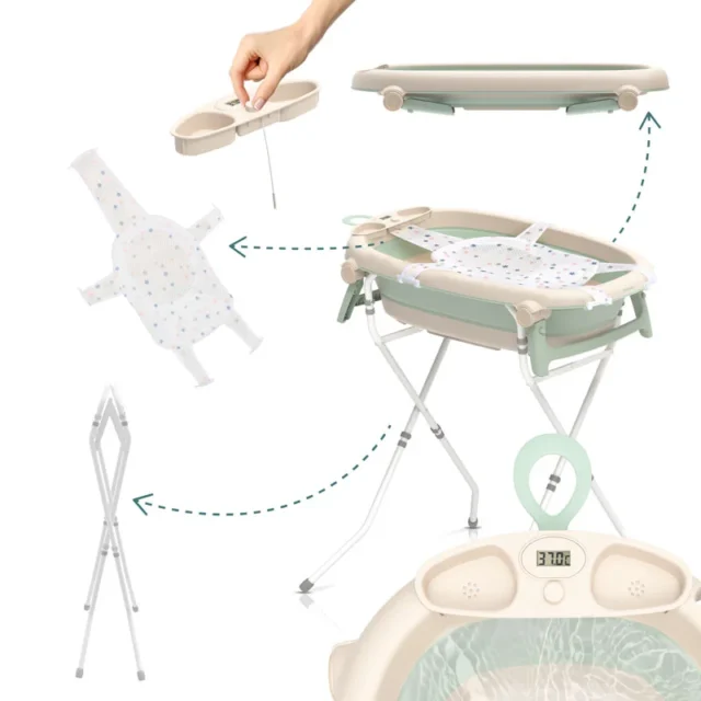 NENO Wanienka składana dla dzieci ze stelażem LUCY STAND