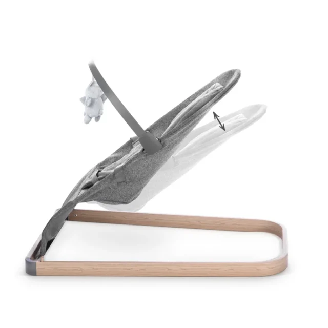 NENO Leżaczek dla dzieci CHIARO GRAPHITE