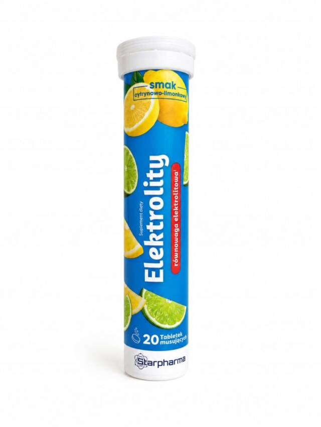 STARPHARMA ELEKTROLITY 20 tabletek musujących