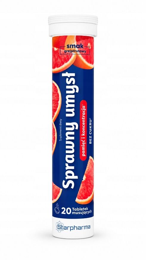 STARPHARMA SPRAWNY UMYSŁ 20 tabletek musujących