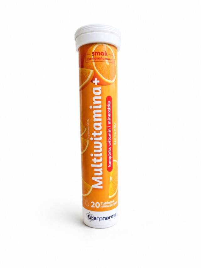 STARPHARMA MULTIWITAMINA+ 20 tabletek musujących