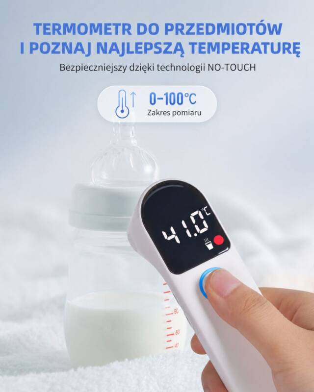 REHAMED Termometr bezdotykowy do czoła i ucha MDI231