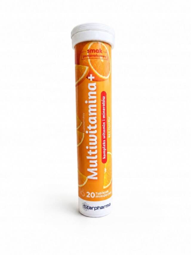 STARPHARMA MULTIWITAMINA+ 20 tabletek musujących