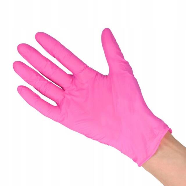 ZARYS Rękawice nitrylowe EASYCARE NITRILE PINK