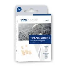 ZARYS Zestaw plastrów transparentnych VITAHEALTH TRANSPARENT 24 sztuki